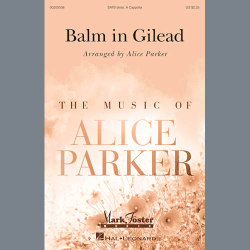 cover: Balm In Gilead, Alice Parker, Chor