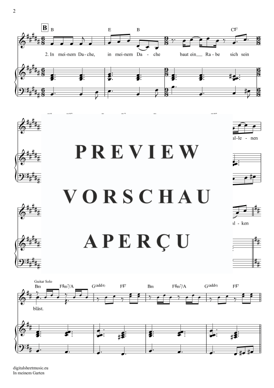 Product gallery: Page 10 of 11 In Meinem Garten, Mey, Reinhard, Gesang mit Klavierbegleitung