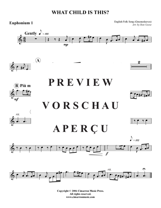 Product gallery: Page 5 of 9 What Child Is This? , , (Tuba Quartet: 2x Baritone, 2xTuba)