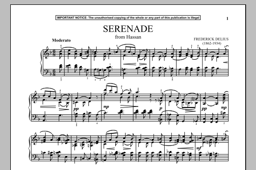 Product gallery: Page 1 of 1 Hassan, Serenade, Frederick Delius