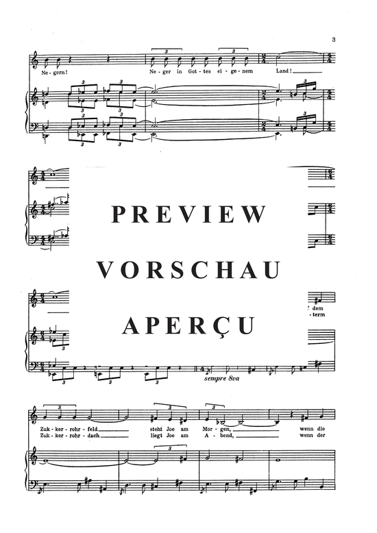 Product gallery: Page 5 of 7 Auf dem Zuckerrohrfeld , , Piano and Voice