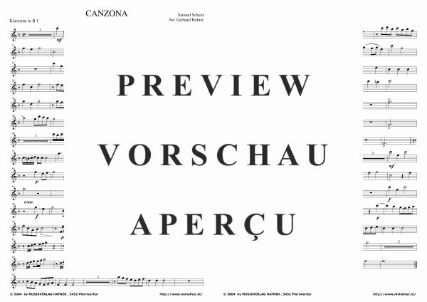 gallery: Canzona, , (Clarinet Quintet)