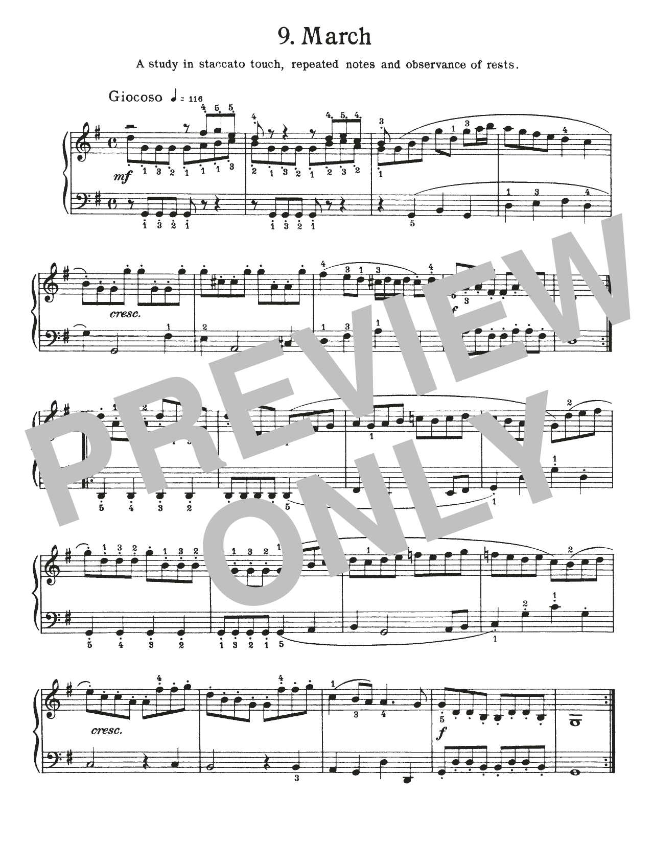 Produktgalerie: Seite 1 von 1 March In G Major, BWV Appendix 124, Johann Sebastian Bach, Klavier