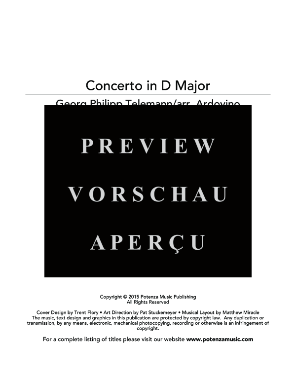 Product gallery: Page 3 of 11 Concerto in D Major, , (soprano saxophone and piano)