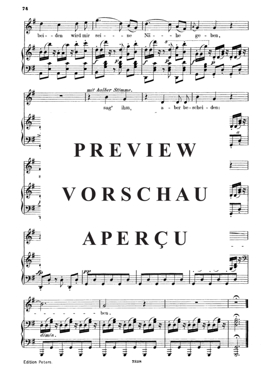 Product gallery: Page 8 of 8 Suleika II, D.717 Ach, um deine feuchten Schwingen, , Medium Voice and Piano