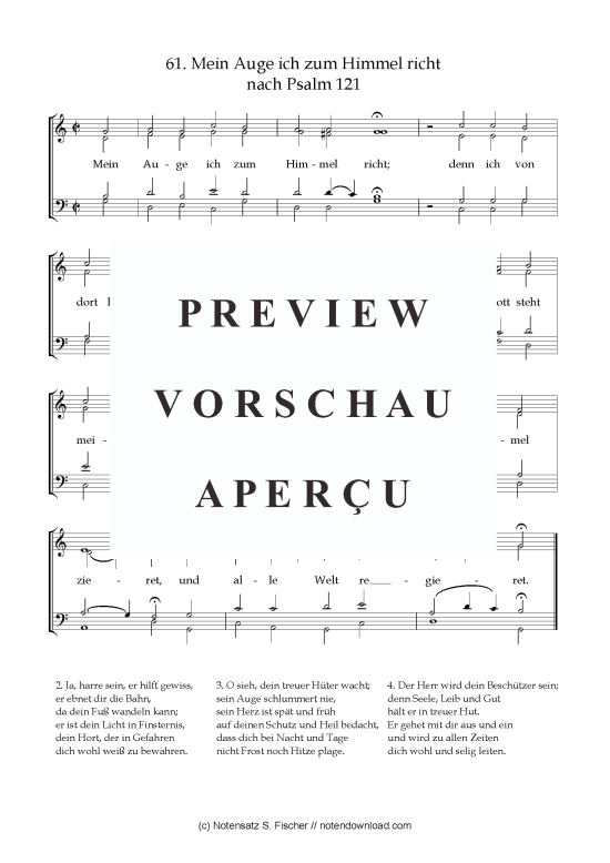 Produktbild zu: Mein Auge ich zum Himmel richt Psalme des Kantons Schaffhausen (1867)