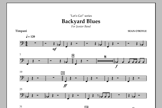 Produktbild zu:  Backyard Blues - Timpani - 