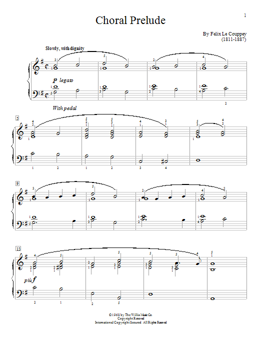 Product picture to: Choral Prelude