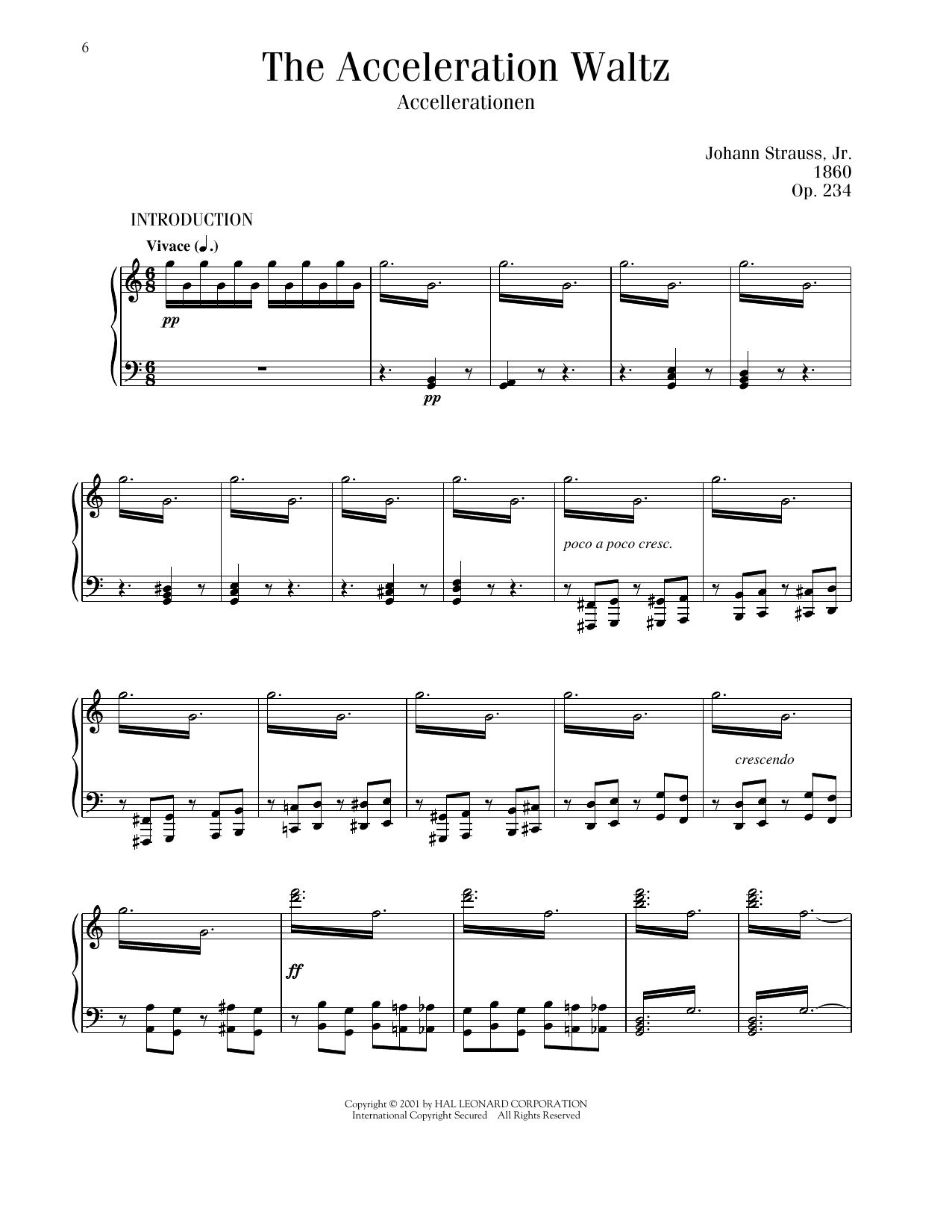 Produktbild zu: Acceleration Waltz, Op. 234