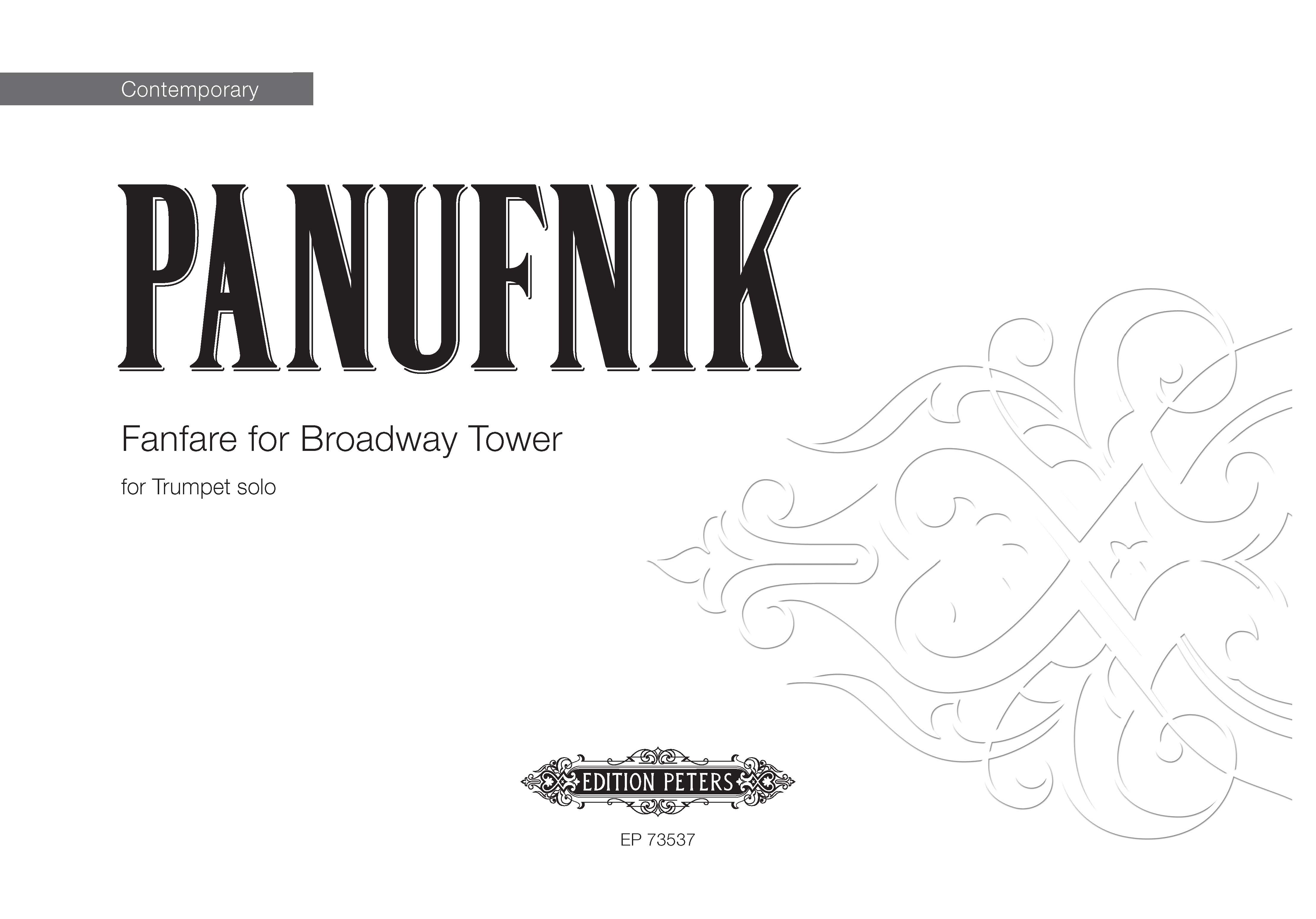 cover: Fanfare for Broadway Tower, Roxanna Panufnik, Trompete