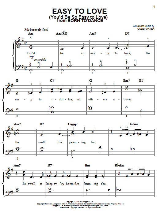 Produktbild zu: Easy To Love (You'd Be So Easy To Love)