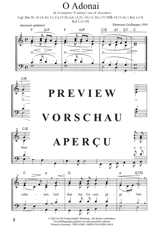 gallery: Die sieben O-Antiphonen , , (Gemischter Chor)