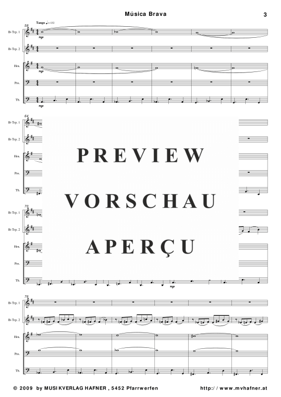 Produktgalerie: Seite 8 von 11 Música Brava, , (Blechbläser Quintett)