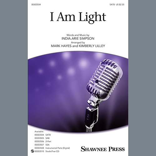 Produktbild zu: I Am Light (arr. Mark Hayes and Kimberly Lilley)