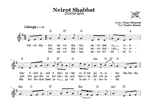 Product gallery: Page 1 of 1 Neirot Shabbat (Shabbat Lights), Nisan Melamed