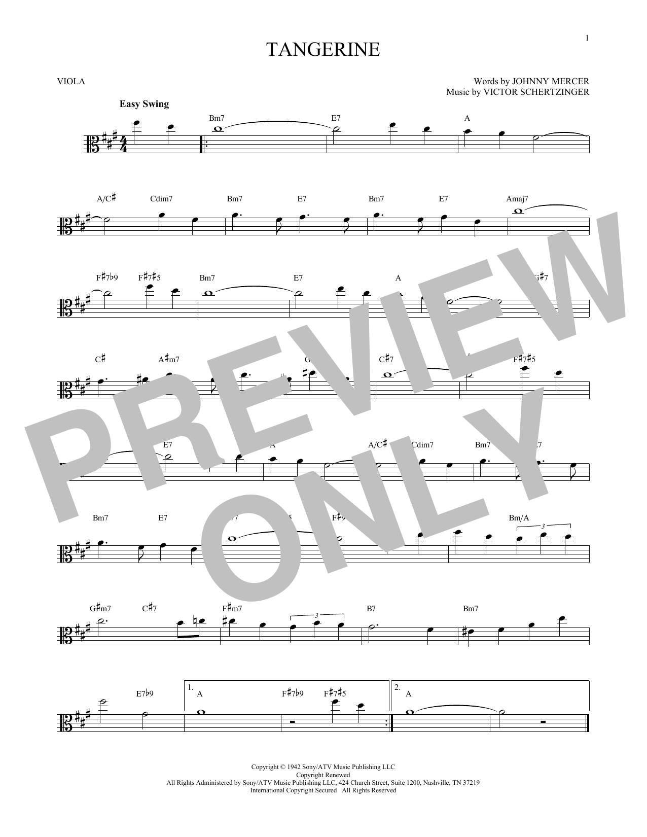 Product gallery: Page 1 of 1 Tangerine, Jimmy Dorsey & His Orchestra