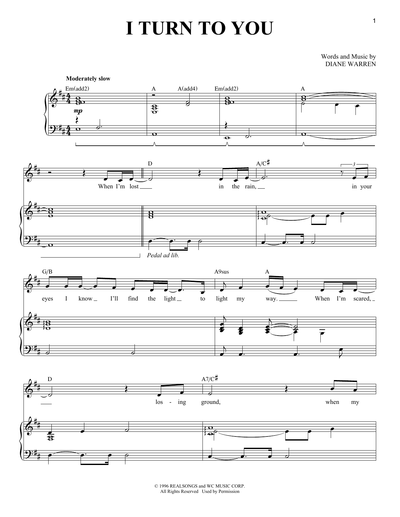 Produktbild zu: I Turn To You