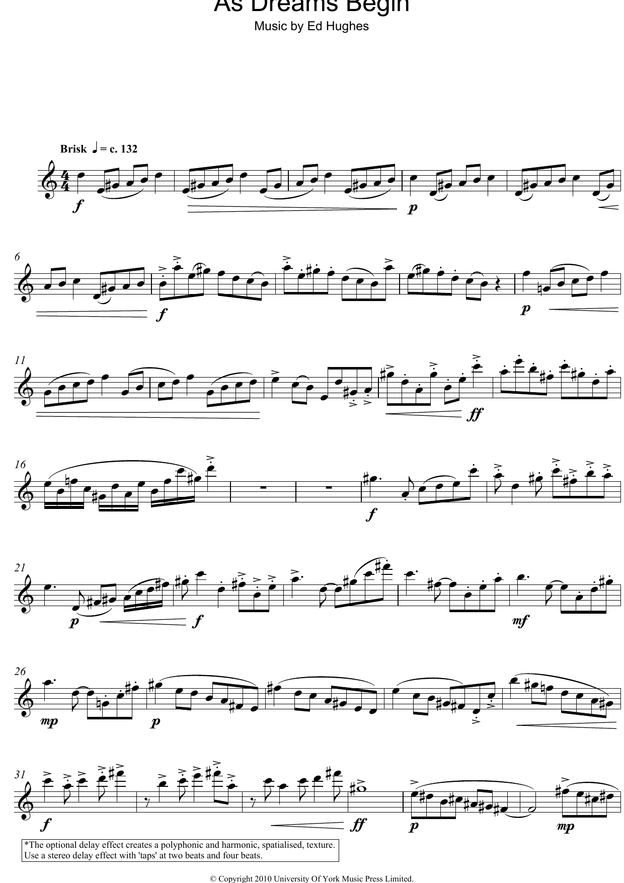 Produktgalerie: Seite 1 von 1 As Dreams Begin, Ed Hughes, Oboe