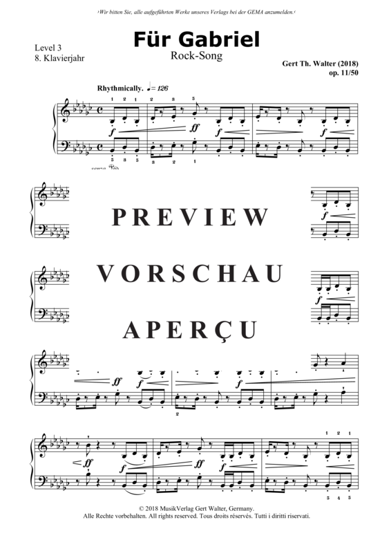 Produktgalerie: Seite 2 von 3 Für Gabriel , , Klavier Solo