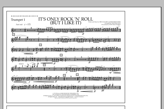 Product picture to: It's Only Rock 'n' Roll (But I Like It) - Trumpet 1
