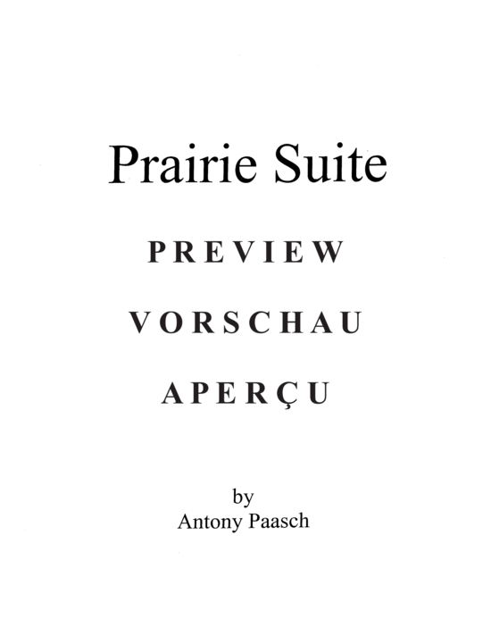 Product gallery: Page 3 of 21 Prairie Suite , , (Tuba Quartett EETT)