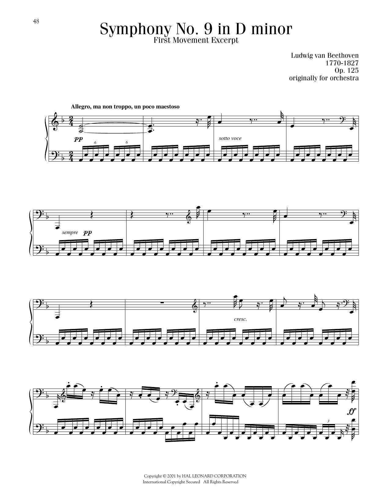 Produktbild zu: Symphony No. 9, First Movement Excerpt