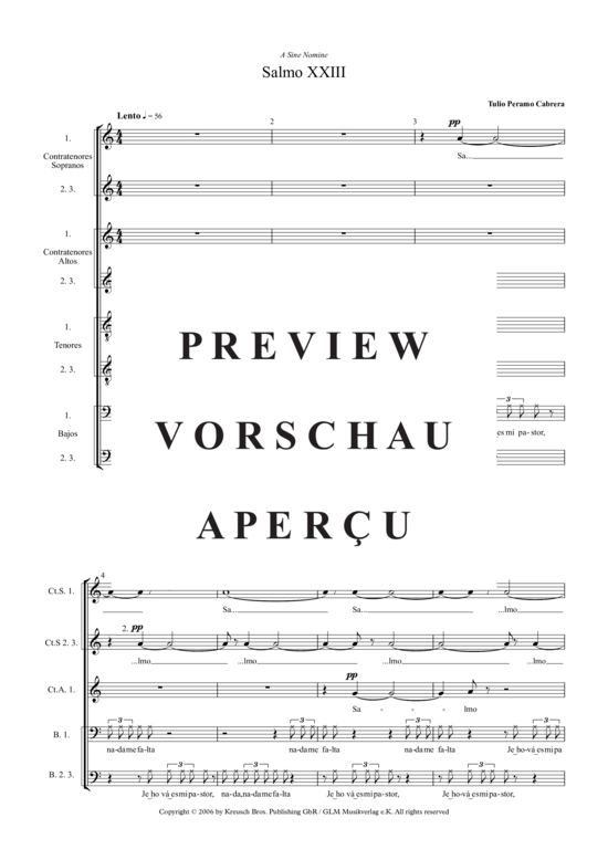Produktgalerie: Seite 3 von 11 Salmo XXIII , , (Gemischter Chor 9-stimmig)