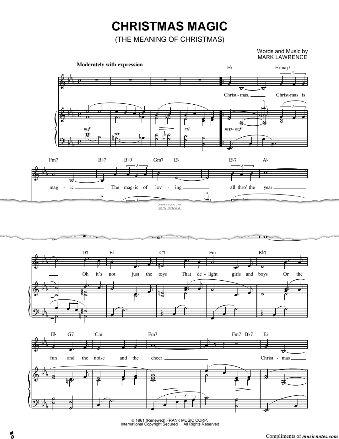 Produktgalerie: Seite 1 von 1 Christmas Magic (The Meaning Of Christmas), Mark Lawrence, Gesang, Gitarre, Klavier