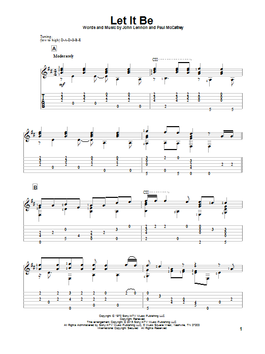 Produktgalerie: Seite 1 von 1 Let It Be, The Beatles, Gitarre
