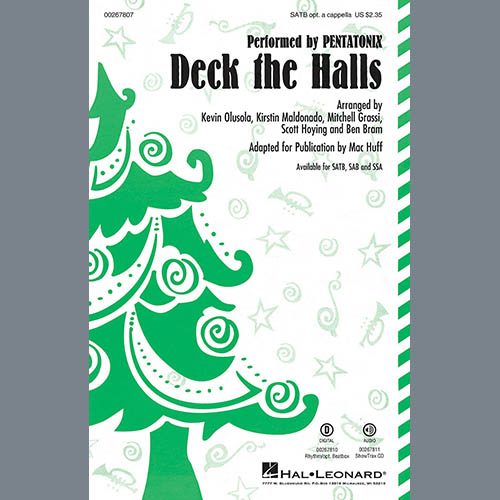 Produktbild zu: Deck The Halls (arr. Mac Huff)