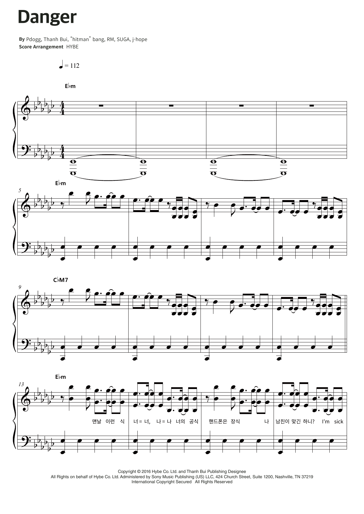 Produktgalerie: Seite 1 von 1 Danger, BTS