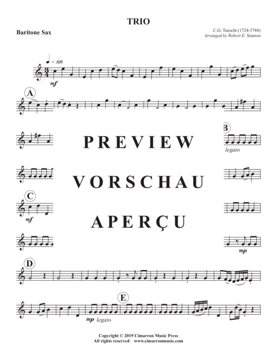 Product gallery: Page 12 of 13 Trio , , (Saxophone Trio SAB)