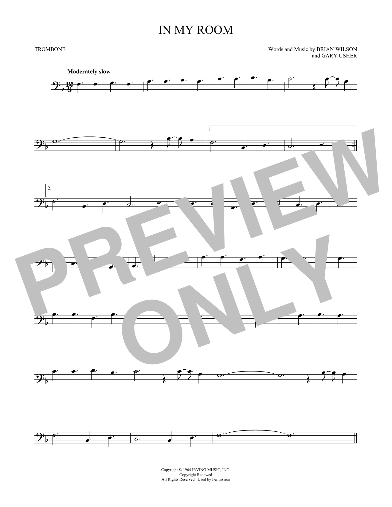 Product gallery: Page 1 of 1 In My Room, The Beach Boys