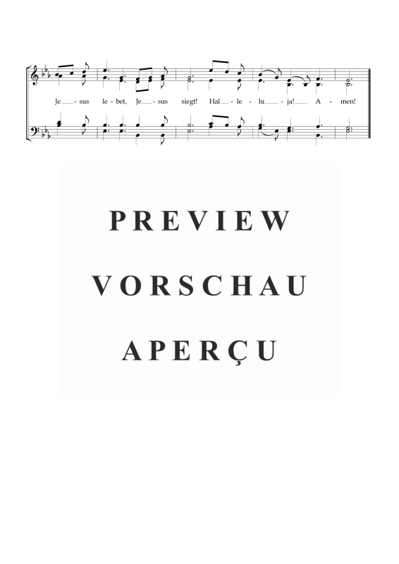 Produktgalerie: Seite 3 von 3 Jesus lebet, , Gemischter Chor