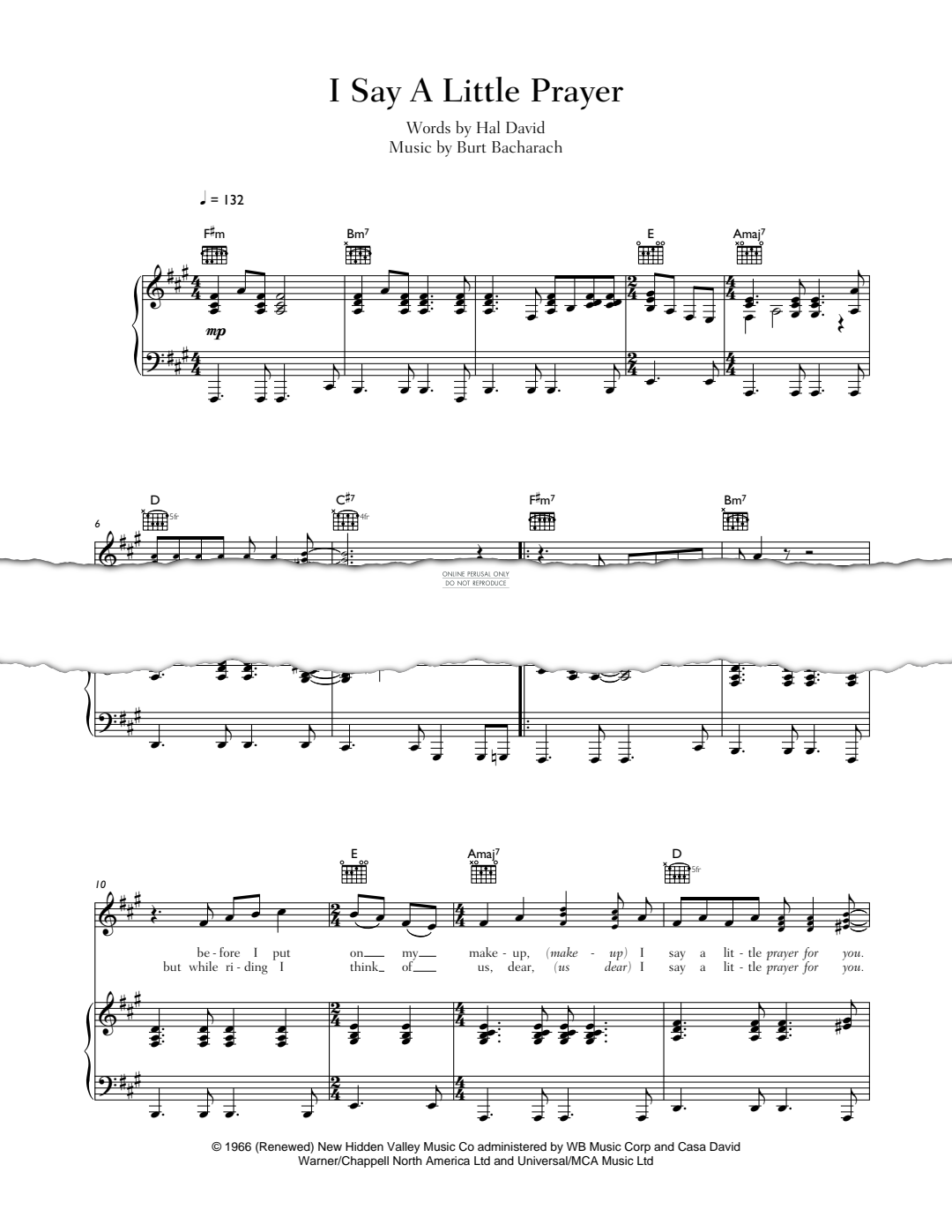 Produktgalerie: Seite 1 von 1 I Say A Little Prayer, Aretha Franklin, Gesang, Gitarre, Klavier