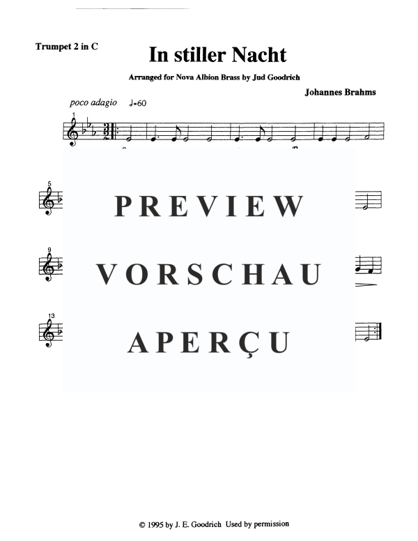 Produktgalerie: Seite 8 von 11 In stiller Nacht (In the Still Night), , Blechbläser Quintett