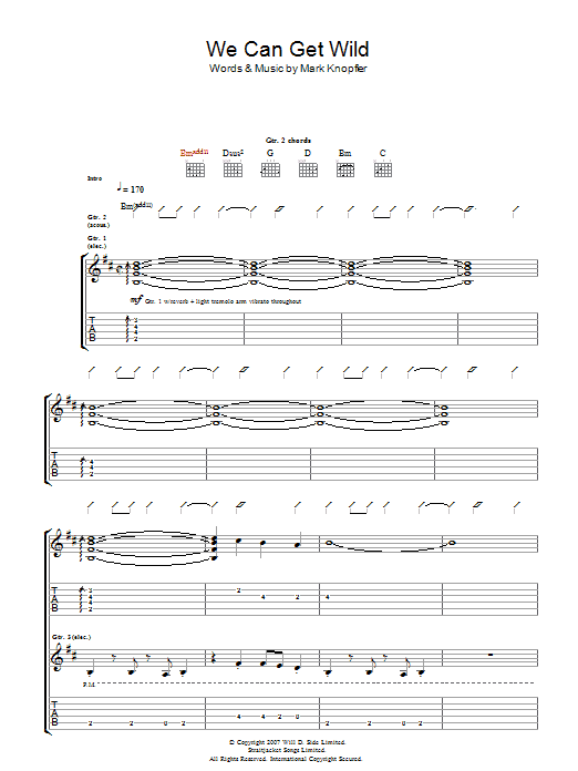 Produktgalerie: Seite 1 von 1 We Can Get Wild, Mark Knopfler, Gitarre