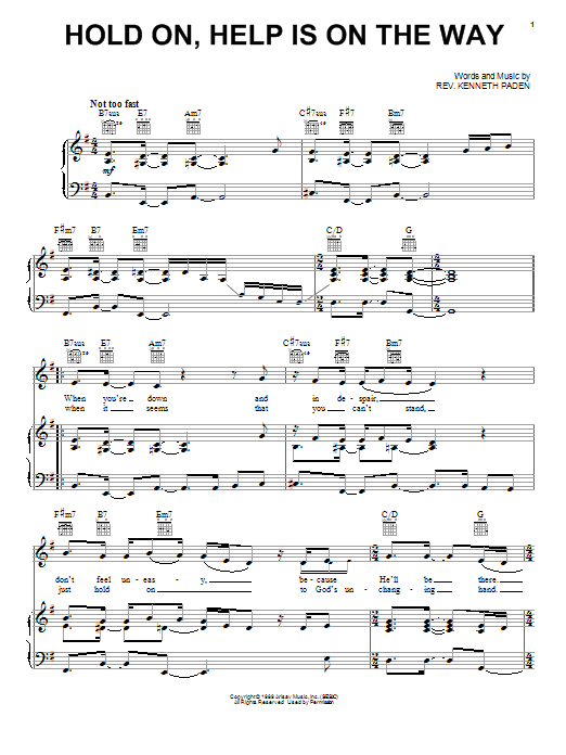 Produktbild zu: Hold On, Help Is On The Way