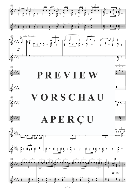 Produktgalerie: Seite 8 von 9 Triumph-Marsch aus der Oper Aida, , Posaunenchor