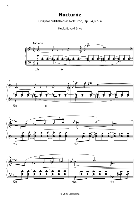 Product gallery: Page 1 of 11 Grieg´s Sunrise Melodies, , Piano Solo