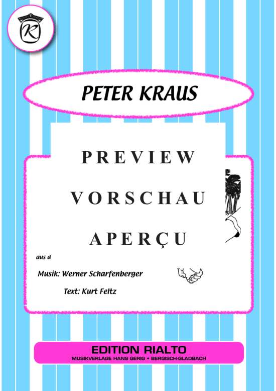 gallery: Sweety , Kraus, Peter, (Melodie-Stimmen in C/B/Es)