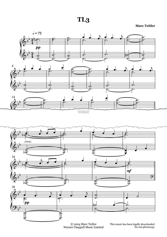 Produktgalerie: Seite 1 von 1 TL3, Marc Teitler, Klavier