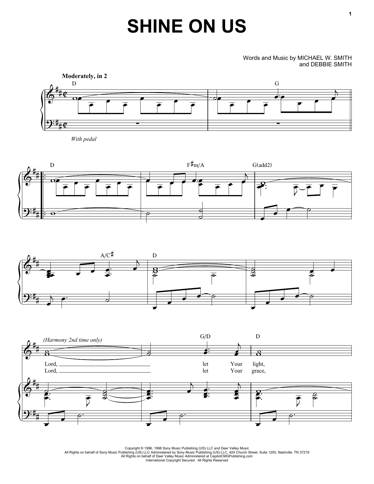 Produktgalerie: Seite 1 von 1 Shine On Us, Phillips, Craig & Dean, Gesang, Gitarre, Klavier