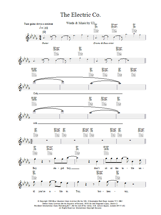 Produktgalerie: Seite 1 von 1 The Electric Co., U2, Melodieinstrument