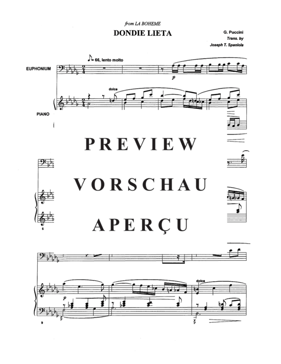 Product gallery: Page 10 of 21 Four Puccini Arias , , (euphonium + piano)