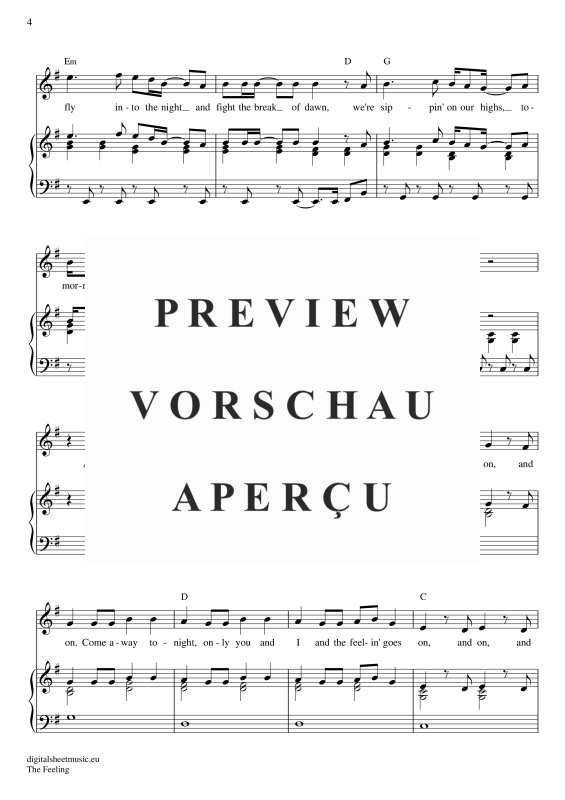 Product gallery: Page 5 of 7 The Feeling, Frequencies, Lost, Piano and Voice