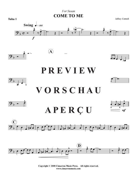 Product gallery: Page 13 of 15 Come To Me , , (Tuba Quartet: 2x Baritone, 2xTuba)