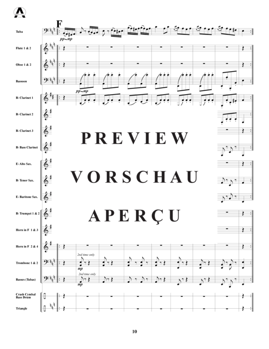Produktgalerie: Seite 14 von 21 Sonata in A - 3.Satz , , (Tuba solo + Concert Band)