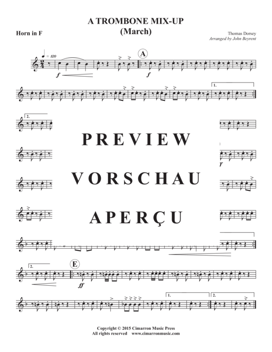 Produktgalerie: Seite 9 von 11 A Trombone Mix-Up , , (Blechbläserquintett)