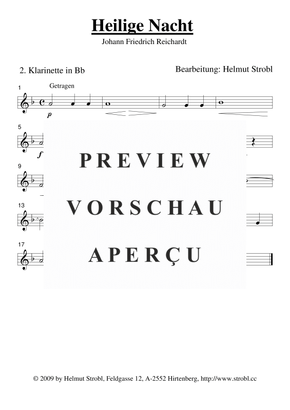 gallery: Heilige Nacht, , Klarinettenquartett